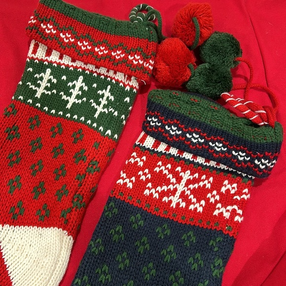 Wondershop Christmas Knit Hanging Stockings - Set of 2 - Picture 7 of 7
